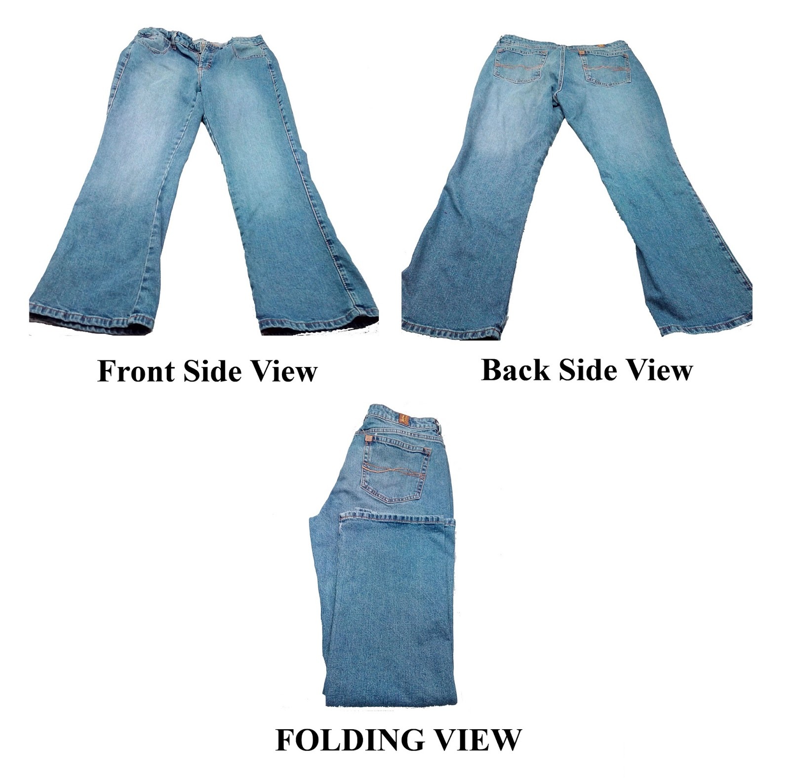 Denim fabric construction Washing formula with garments visual Textile