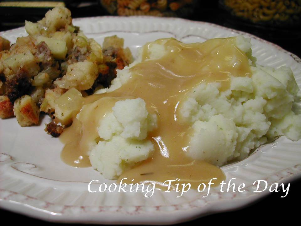 Cooking Tip Of The Day Recipe Roasted Turkey Gravy