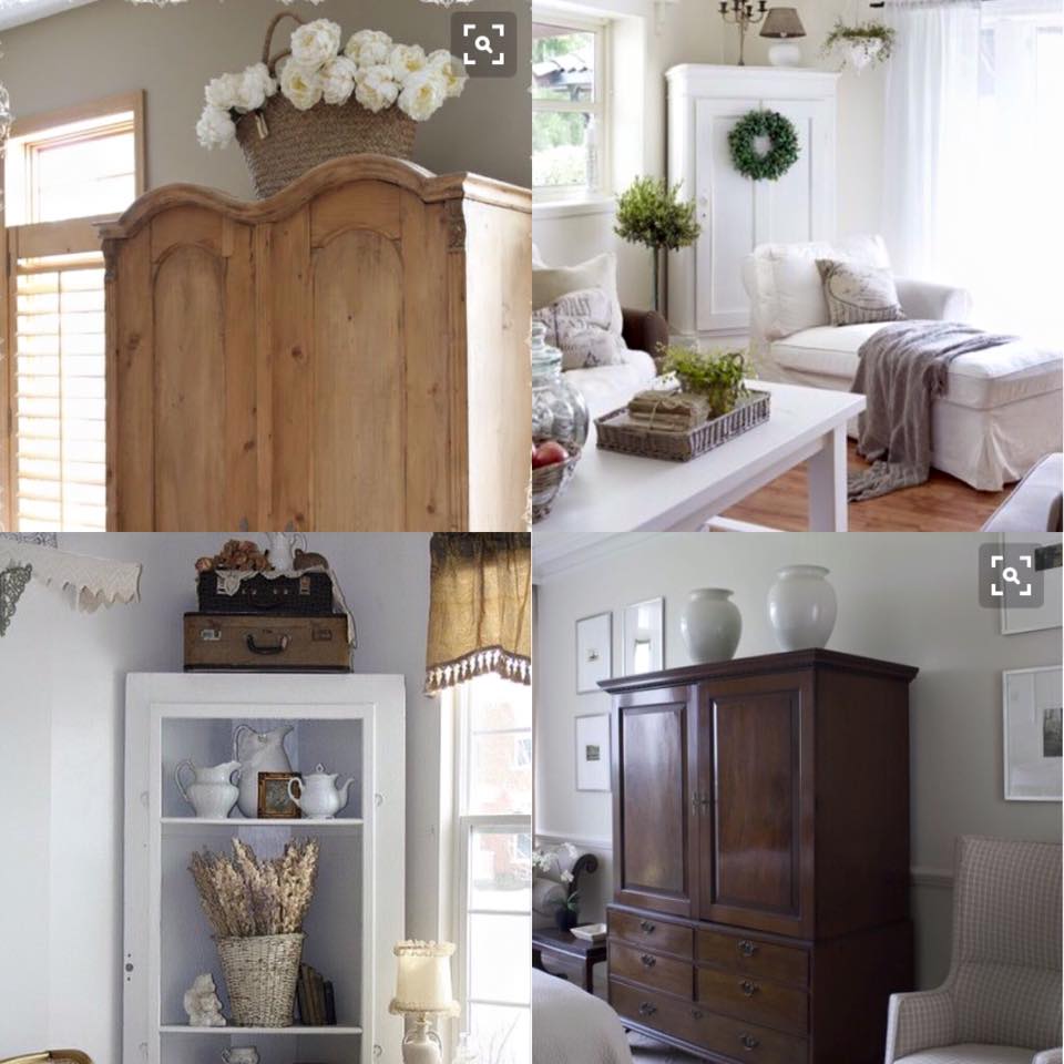 Pretty Armoire Decor Inspiration Featuring Chairish Bella and Vogue