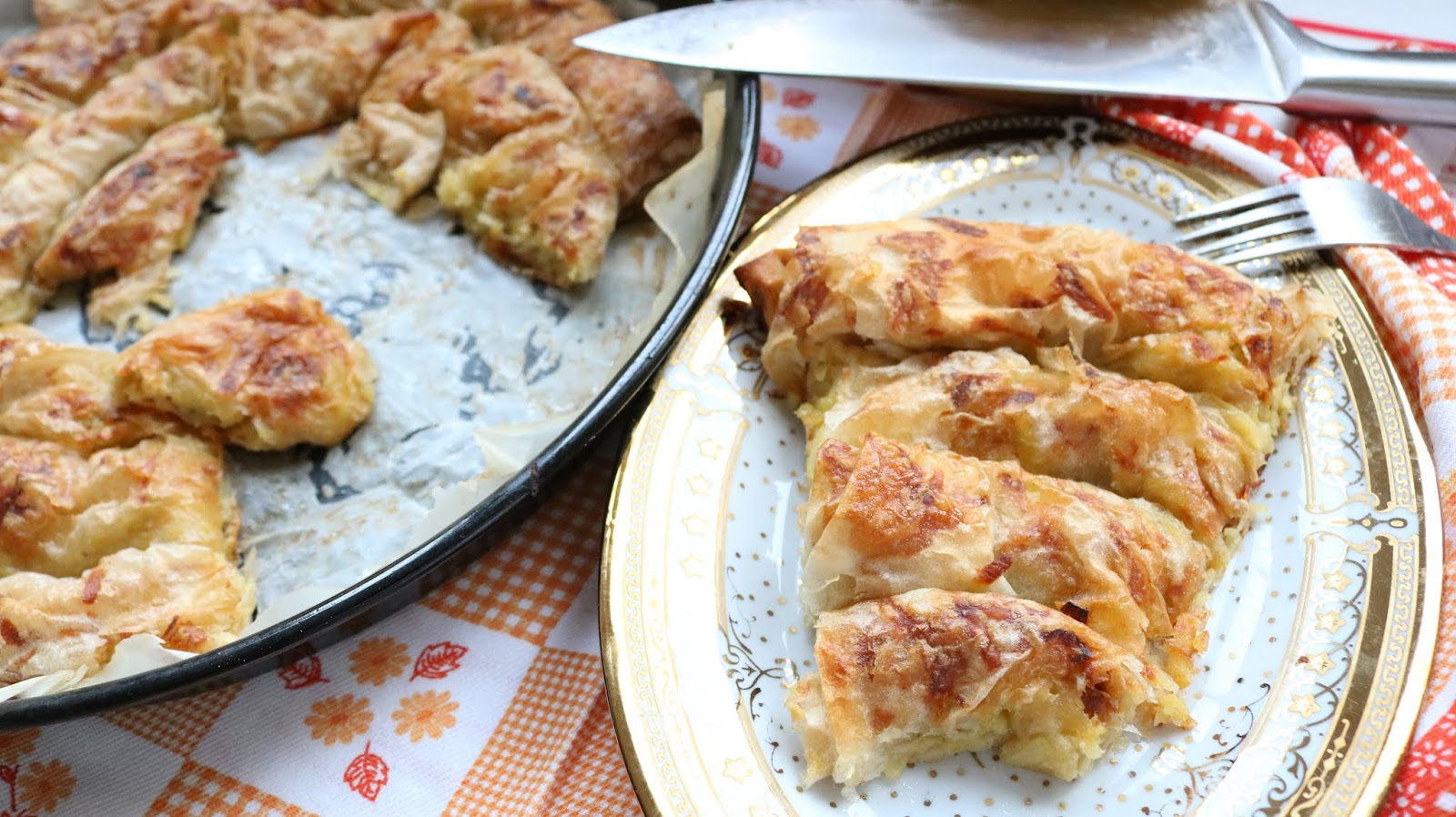 Bakina kuhinja posna brza fantastična pita sa prazilukom i krompirom Bakina kuhinja