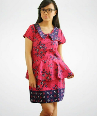 Contoh dress batik anak muda masa kini Contoh dress batik anak muda masa kini