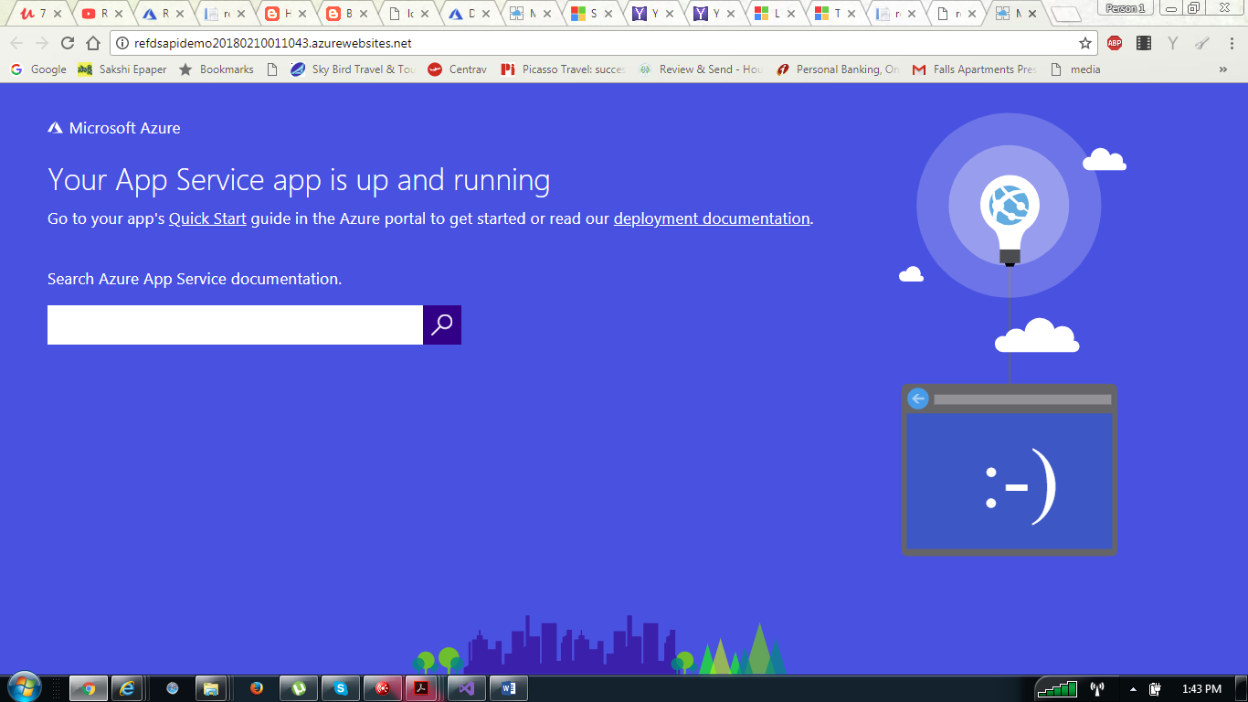 Create Web Api and publish on Azure App Service