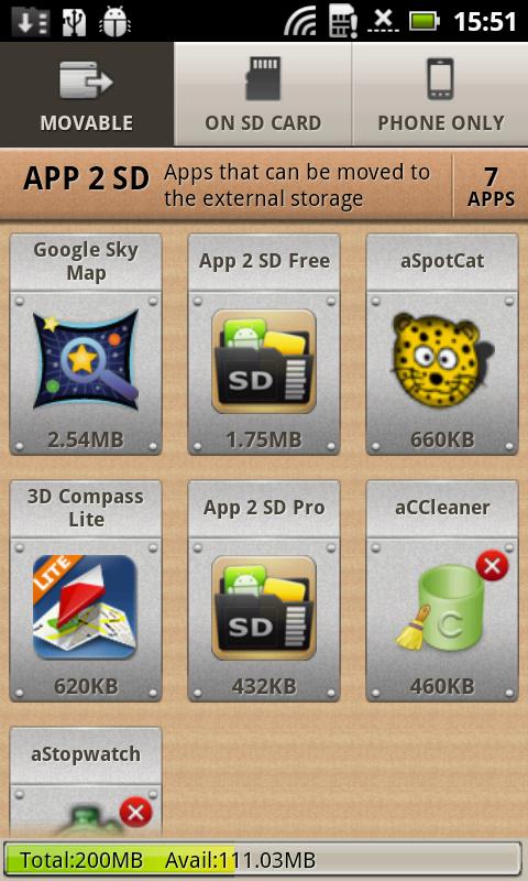 أندرويد Dz: تحميل برنامج App 2 SD Pro