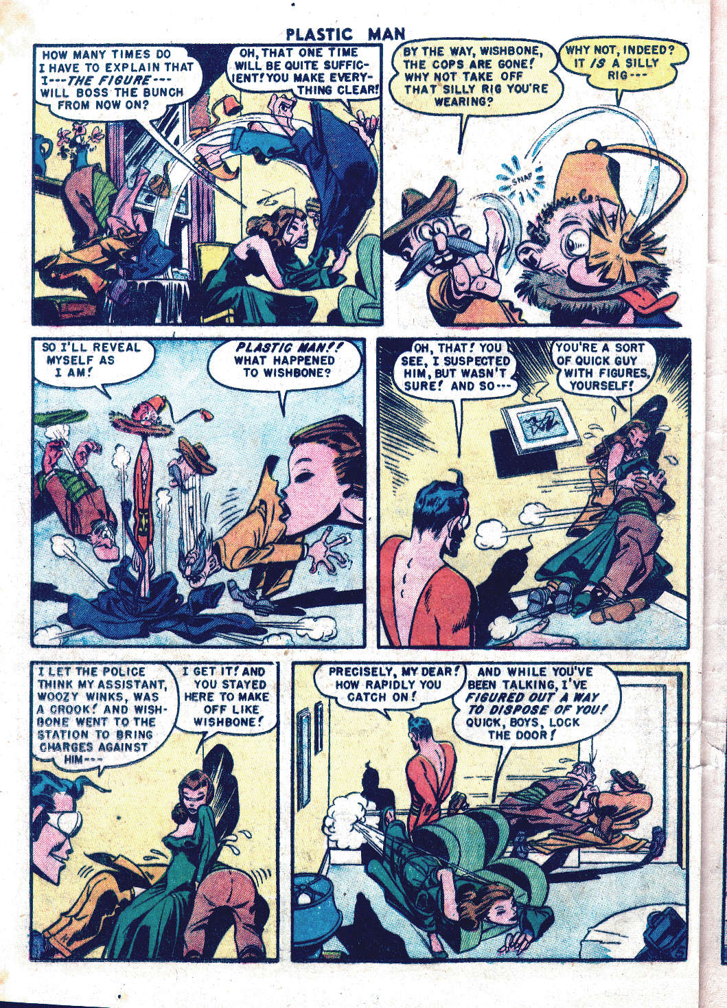 Read online Plastic Man (1943) comic -  Issue #49 - 22