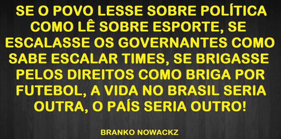 SE O POVO LESSE SOBRE POLÍTICA