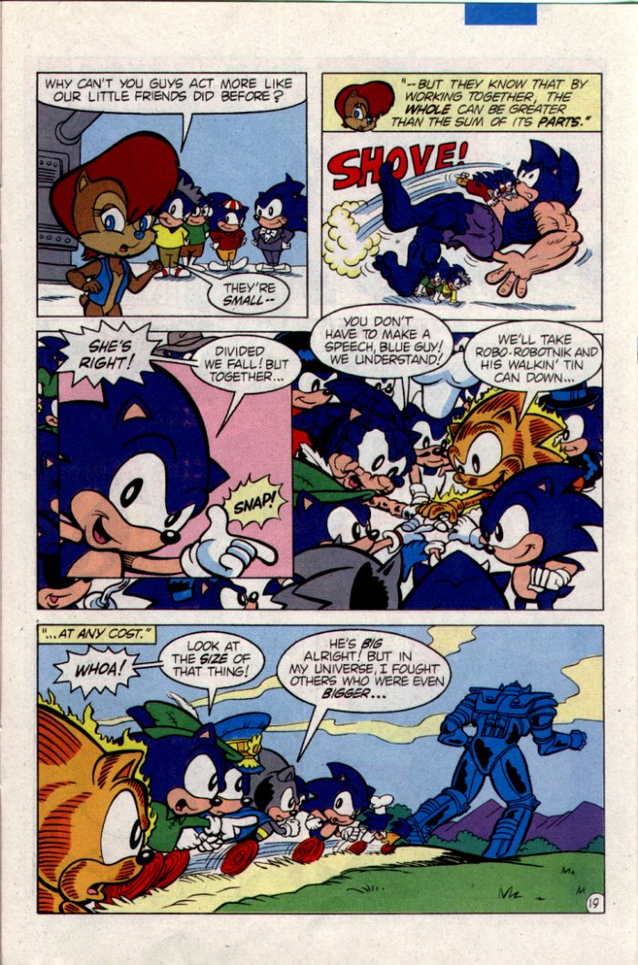 Read online Sonic The Hedgehog comic -  Issue #19 - 20