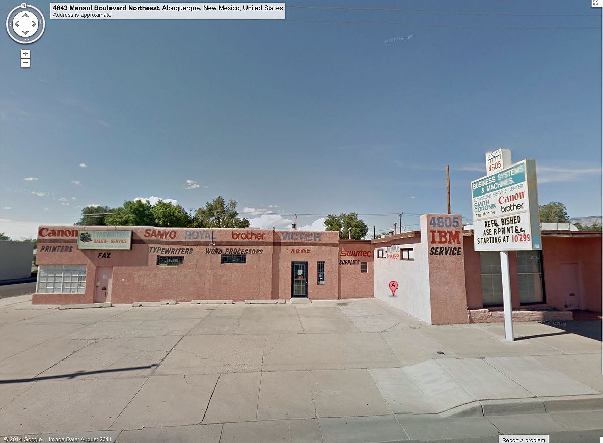 The Typewriter Revolution blog Typewriter shops of America Michigan, Minnesota, Mississippi