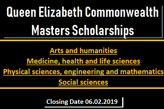 Queen Elizabeth Commonwealth Masters Scholarship 