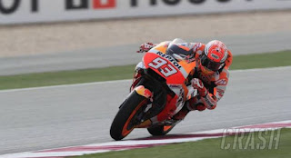 Hasil MotoGP Belanda: Marquez Tercepat FP4, Rossi Ke-11