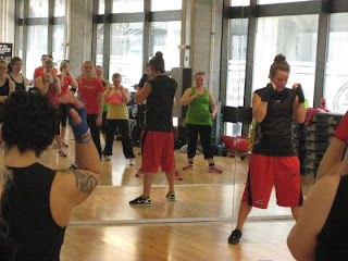 BBC%2B2011%2BKarin%2BBodycombat - Jag på Blogger Bootcamp