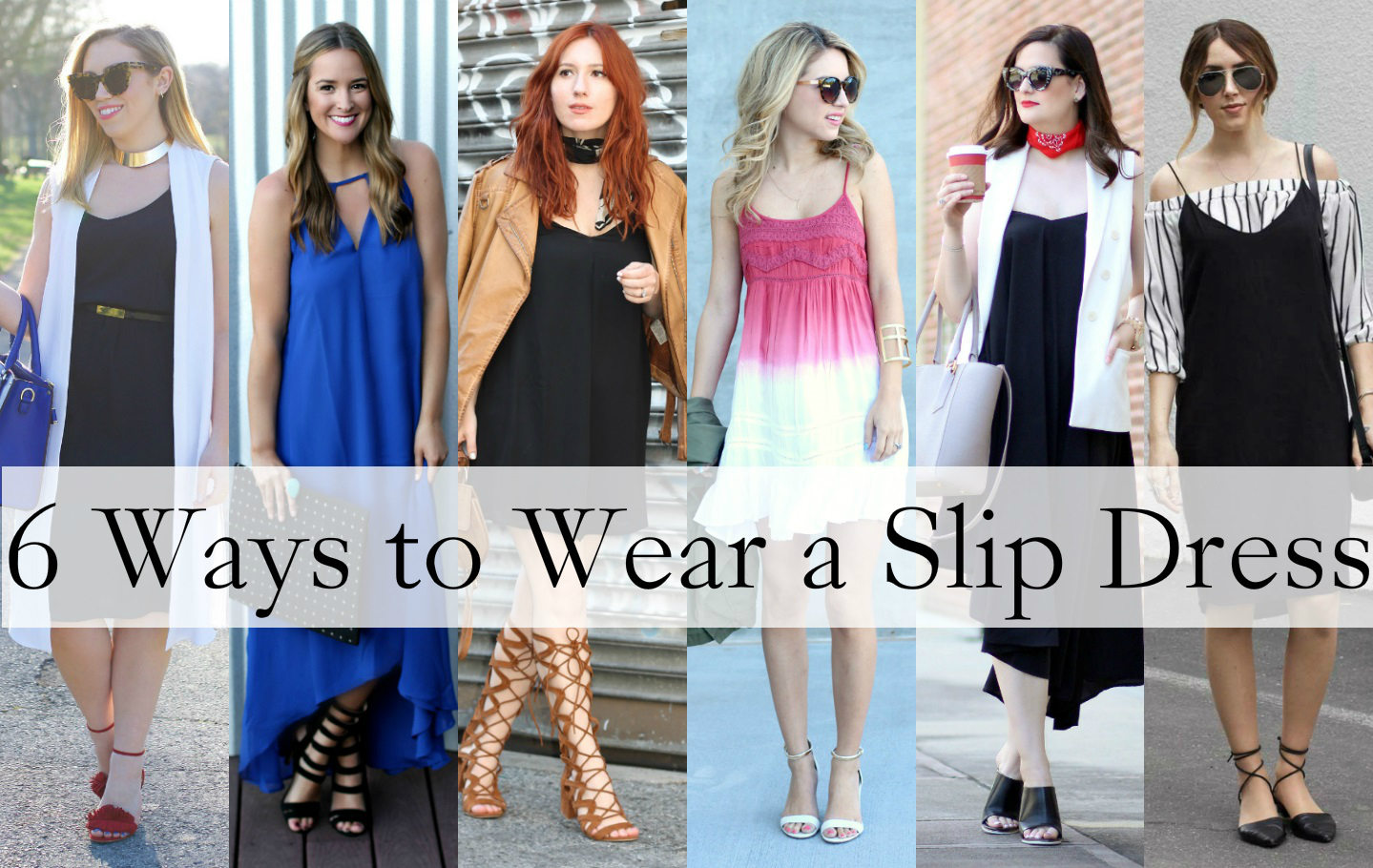 6 Ways To Wear A Slip Dress {Outside} - TfDiaries