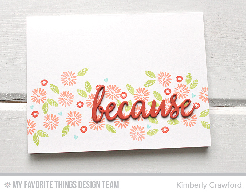 For the Love of Paper layering die cut words