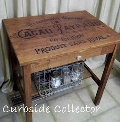 French Chocolate Crate Table
