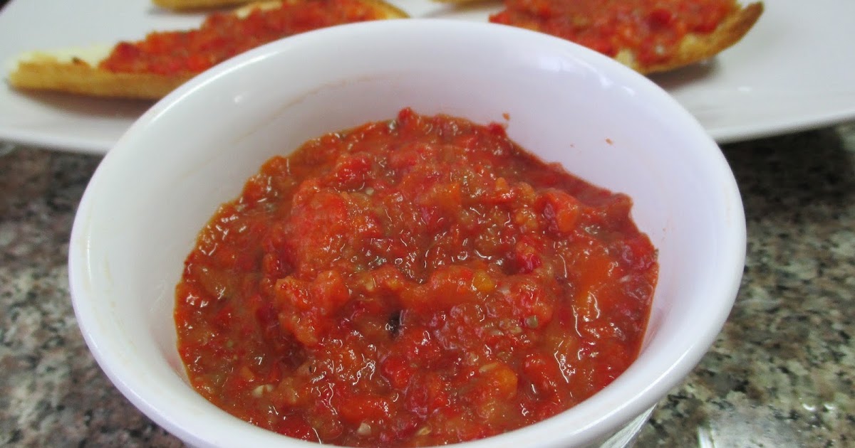 Ajvar -- Serbian Red Pepper and Eggplant Spread -- Vegan and Paleo ...