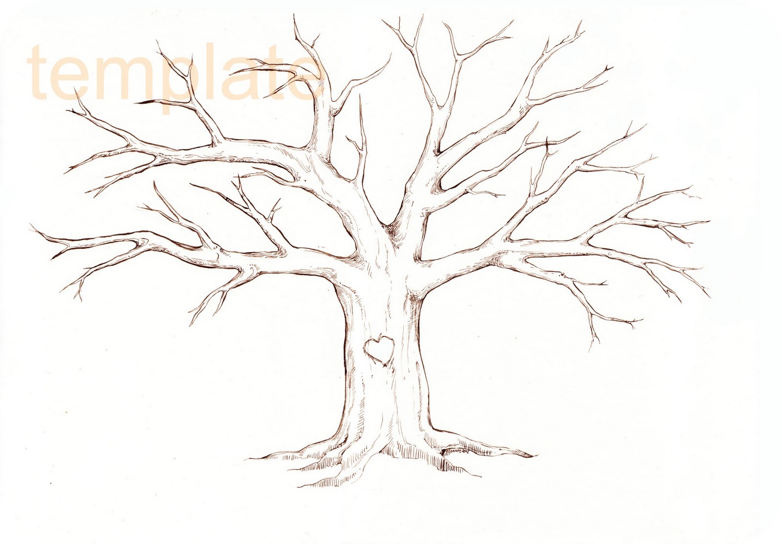 family-tree-template-family-tree-thumbprint-template