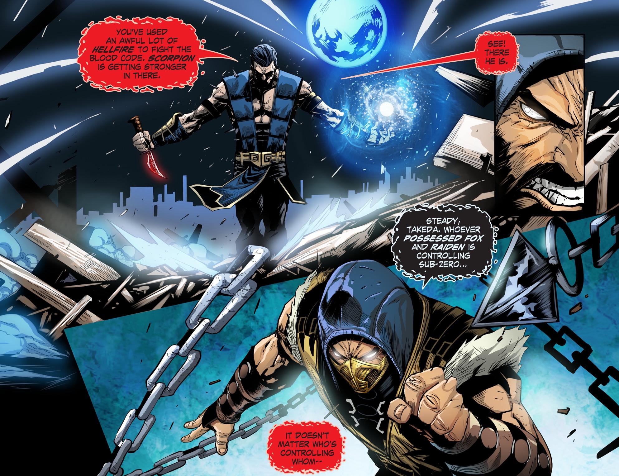 Read online Mortal Kombat X [I] comic -  Issue #13 - 22