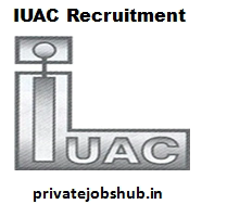 IUAC Recruitment IUAC Recruitment