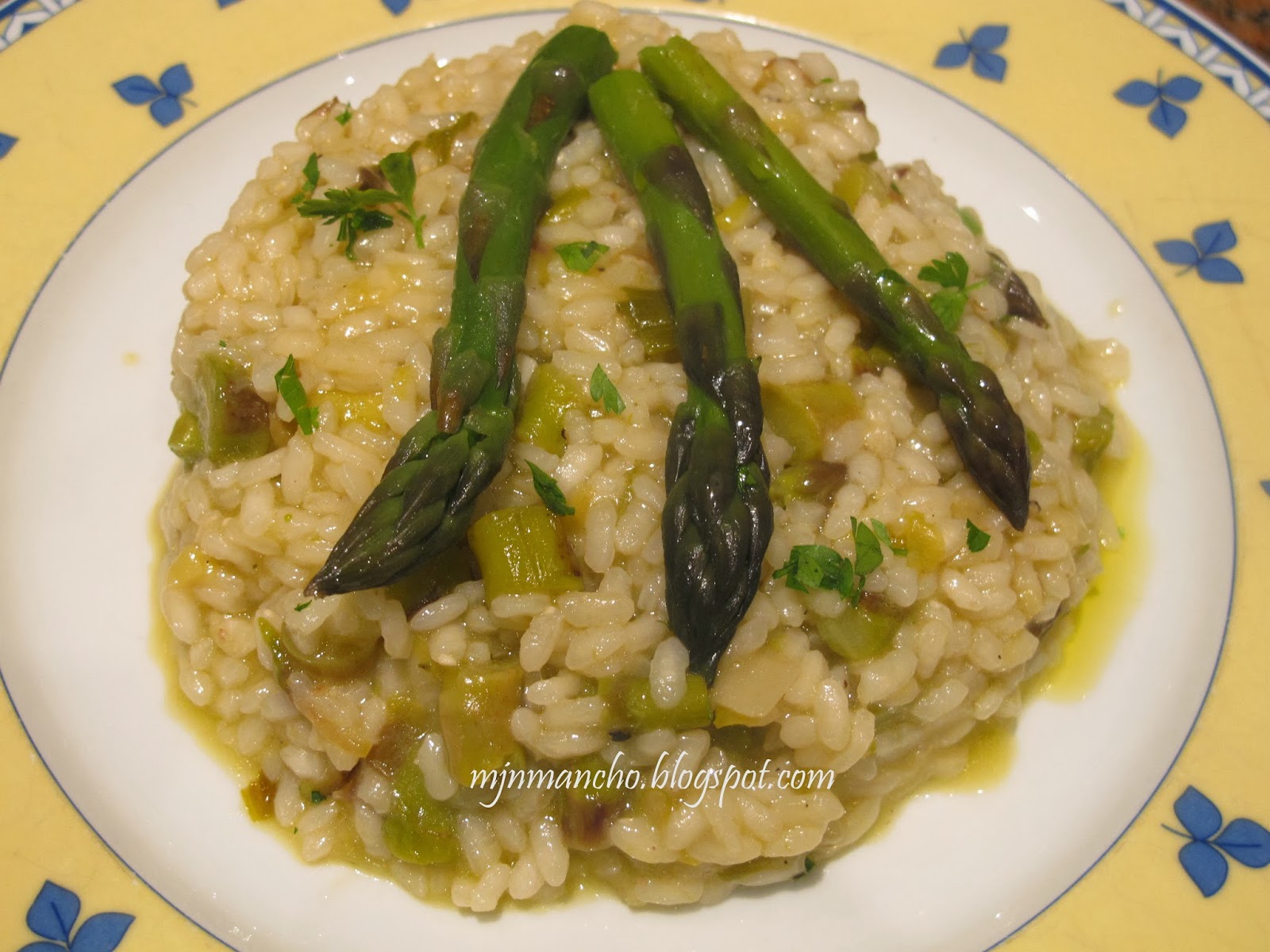 La casa de Lalaina RISOTTO DE ESPÁRRAGOS VERDES