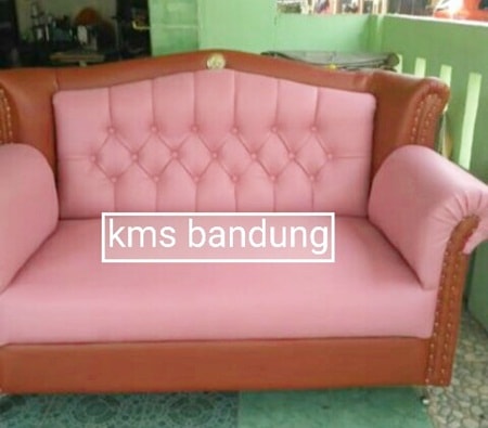 sofa cantik cover pink