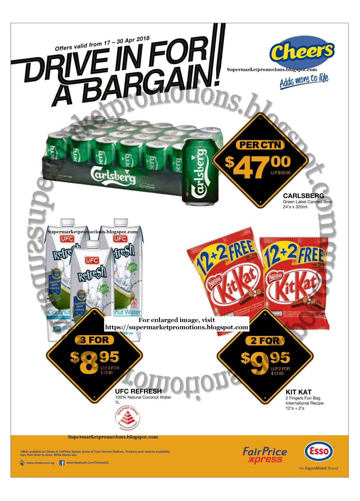 Cheers Drive In For A Bargain! 17 30 April 2018 Supermarket Promotions