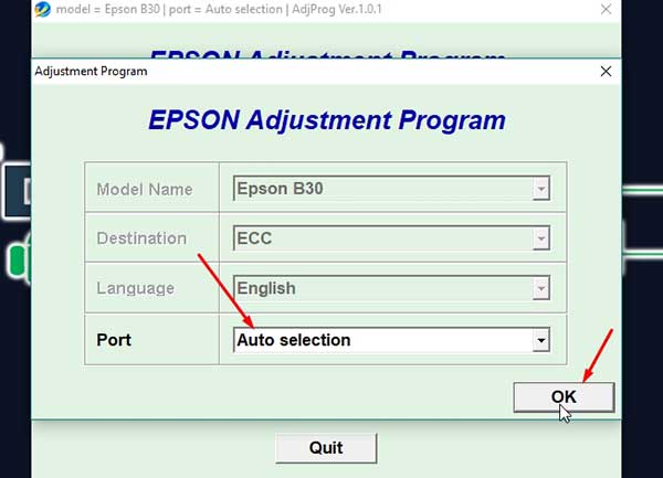 Software reset impresora epson b-30 Software reset impresora epson b-30
