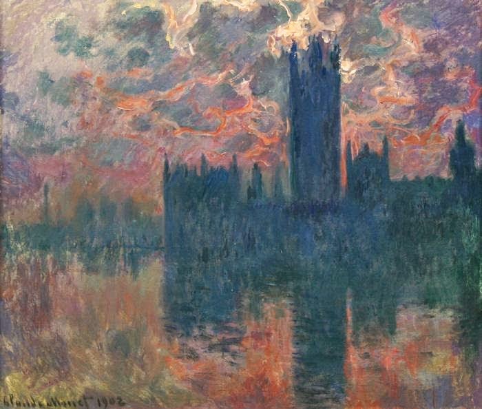 Claude Monet Le Parlement, soleil couchant. 1902 Cristie's. 2005
