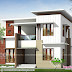 1730 square feet 4 bedroom flat roof home design