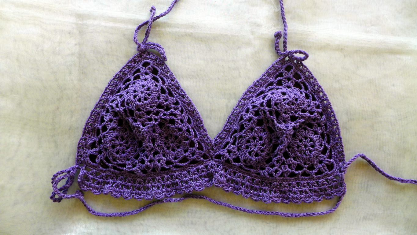 CROCHETOLOGY by Fatima  Crochet lace pattern, Crochet bra