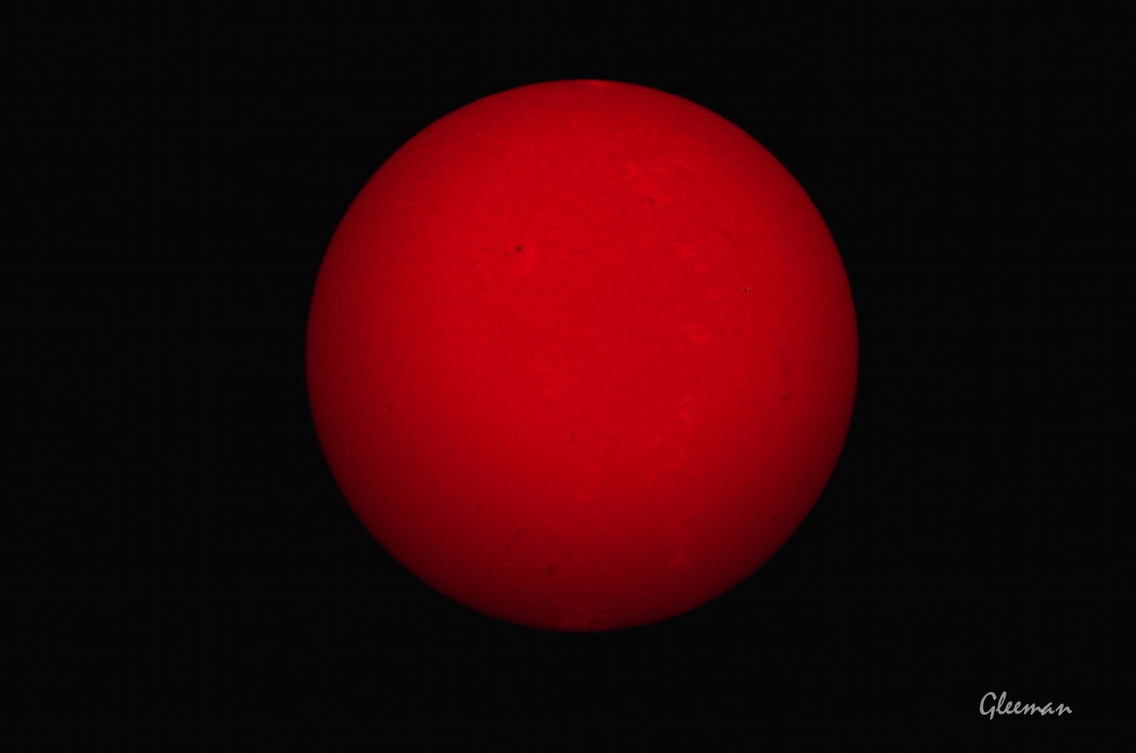 太陽 H-Alpha 擴大攝影, Pentax 75SDHF/Baader 8-24mm目鏡（設在20mm）/Pentax K5 Pentax MS-3赤道儀 SolarMax II 40 H-Alpha濾鏡