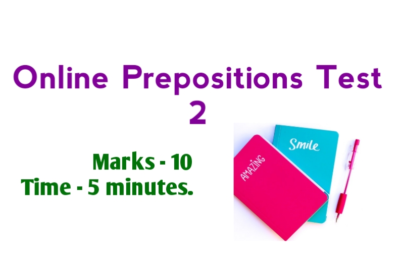 Preposition Examples Test Online 2 Preposition Examples