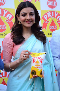 Actress Kajal Agarwal Cute Stills At Priya Gold Oils Brand Ambassador Actress Kajal Agarwal Cute Stills At Priya Gold Oils Brand Ambassador