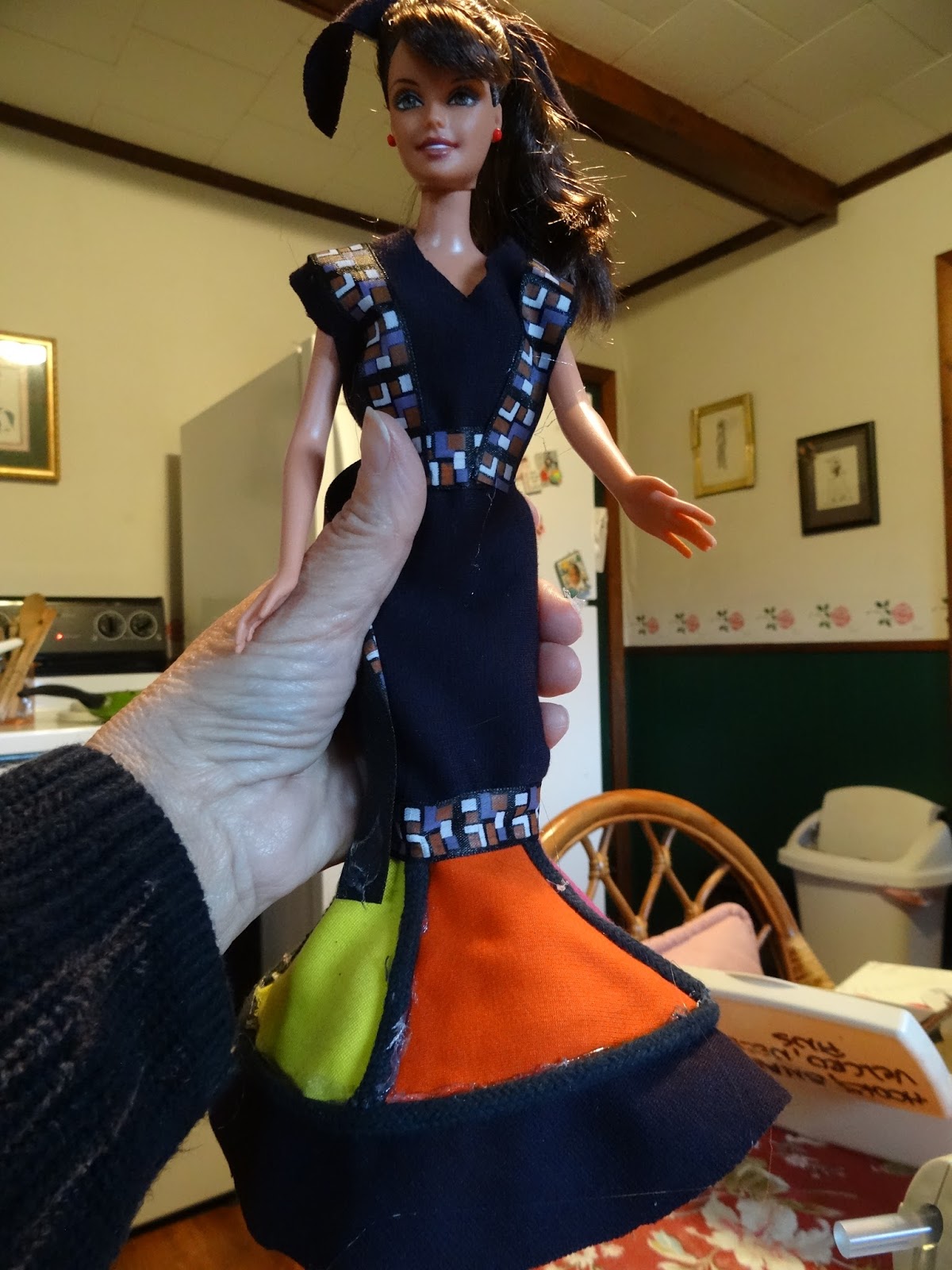 There's a Dragon in my Art Room: Project Runway, Barbie style!