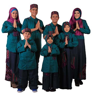  Model  Baju  Muslim Couple Keluarga Untuk Lebaran  2022  
