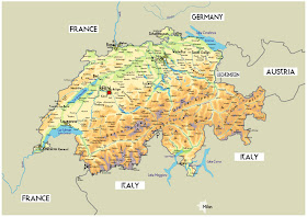 Mrs. World Map Country: Map of Switzerland Region and City