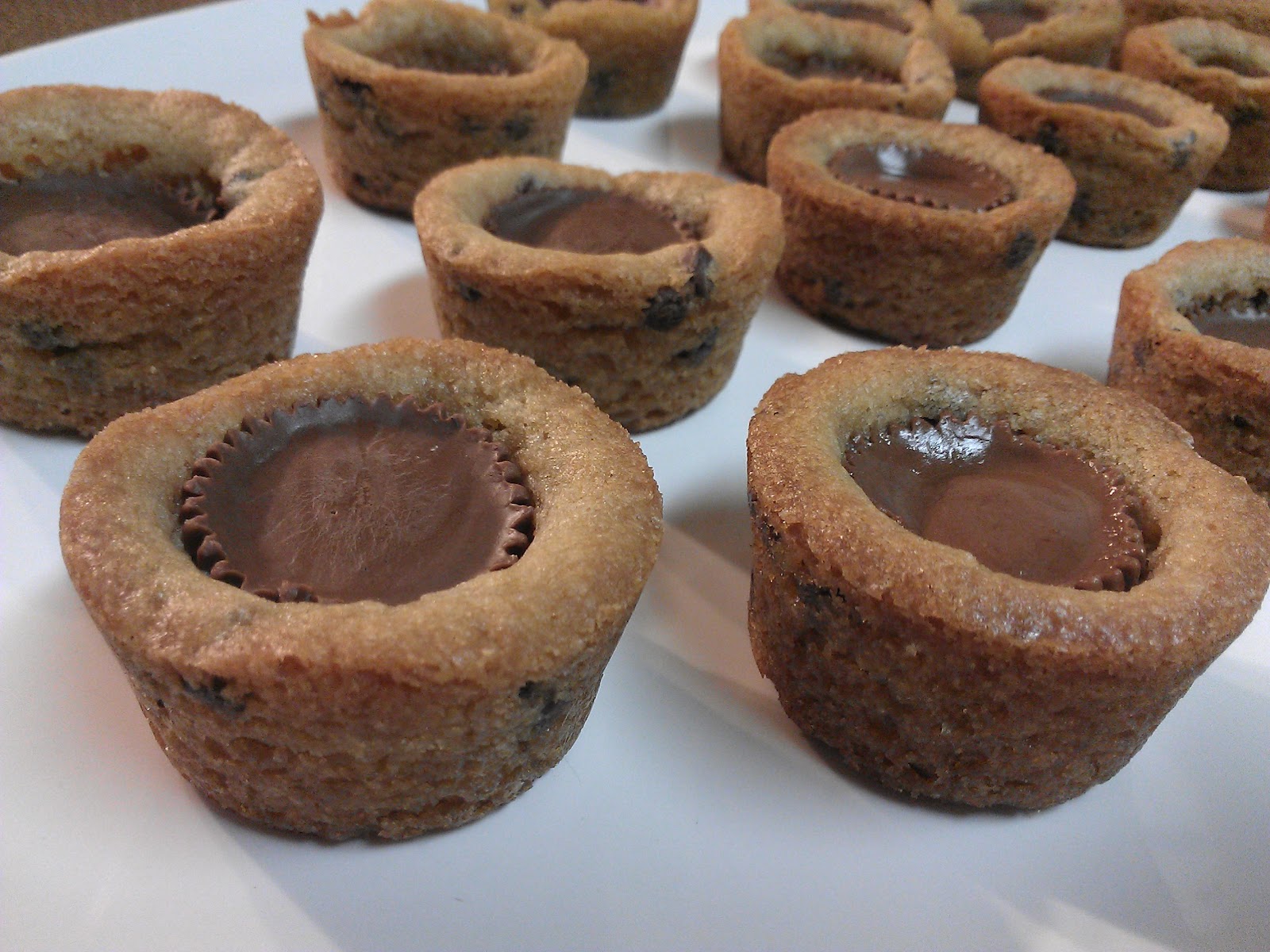 Baker Becky Chocolate Chip Cookie Cups with Reese's
