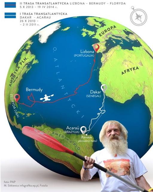 Inspiring people #2: Aleksander, Olo and the ocean. Solo Transatlantic kayak crossing. 3 Inspiring people #2: Aleksander, Olo and the ocean. Solo Transatlantic kayak crossing. 1