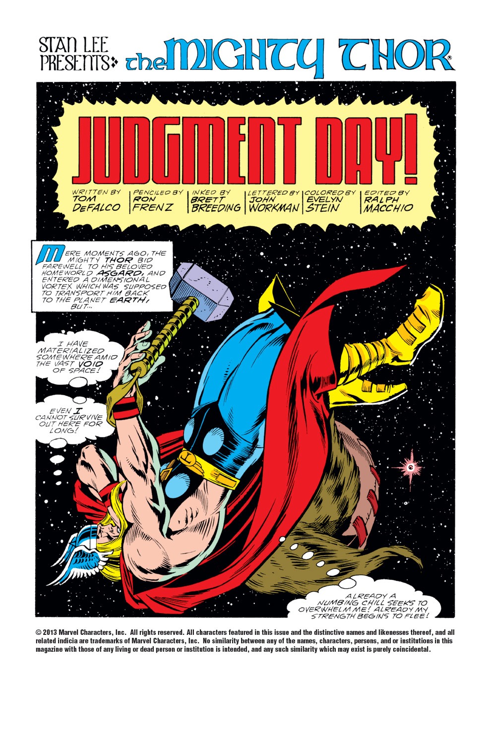 Read online Thor (1966) comic -  Issue #387 - 2