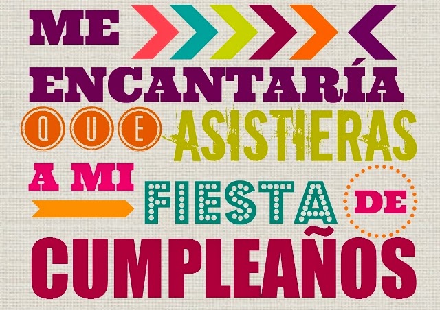Invitación fiesta de cumpleaños imprimible gratis