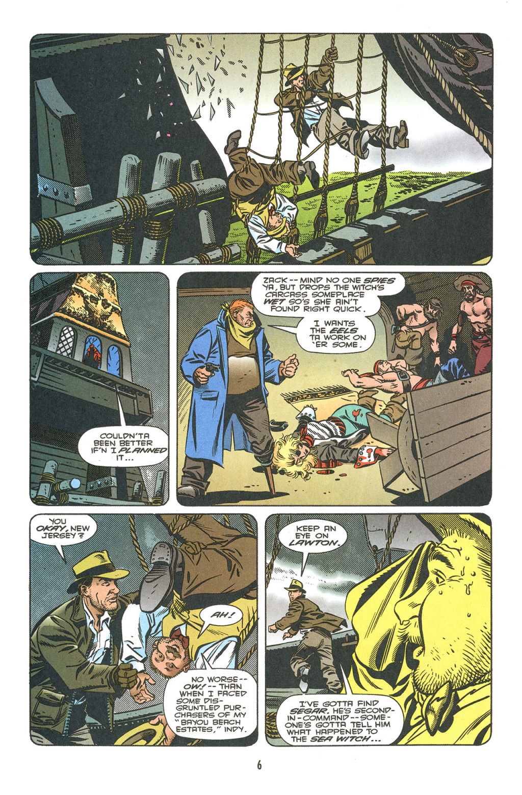 Read online Indiana Jones and the Sargasso Pirates comic -  Issue #3 - 8