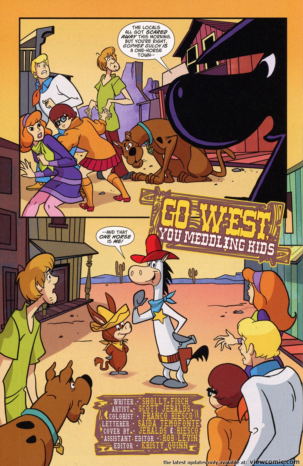 Scooby Doo Team Up 023 Quick Draw Mcgraw 2017 | Read Scooby Doo Team Up