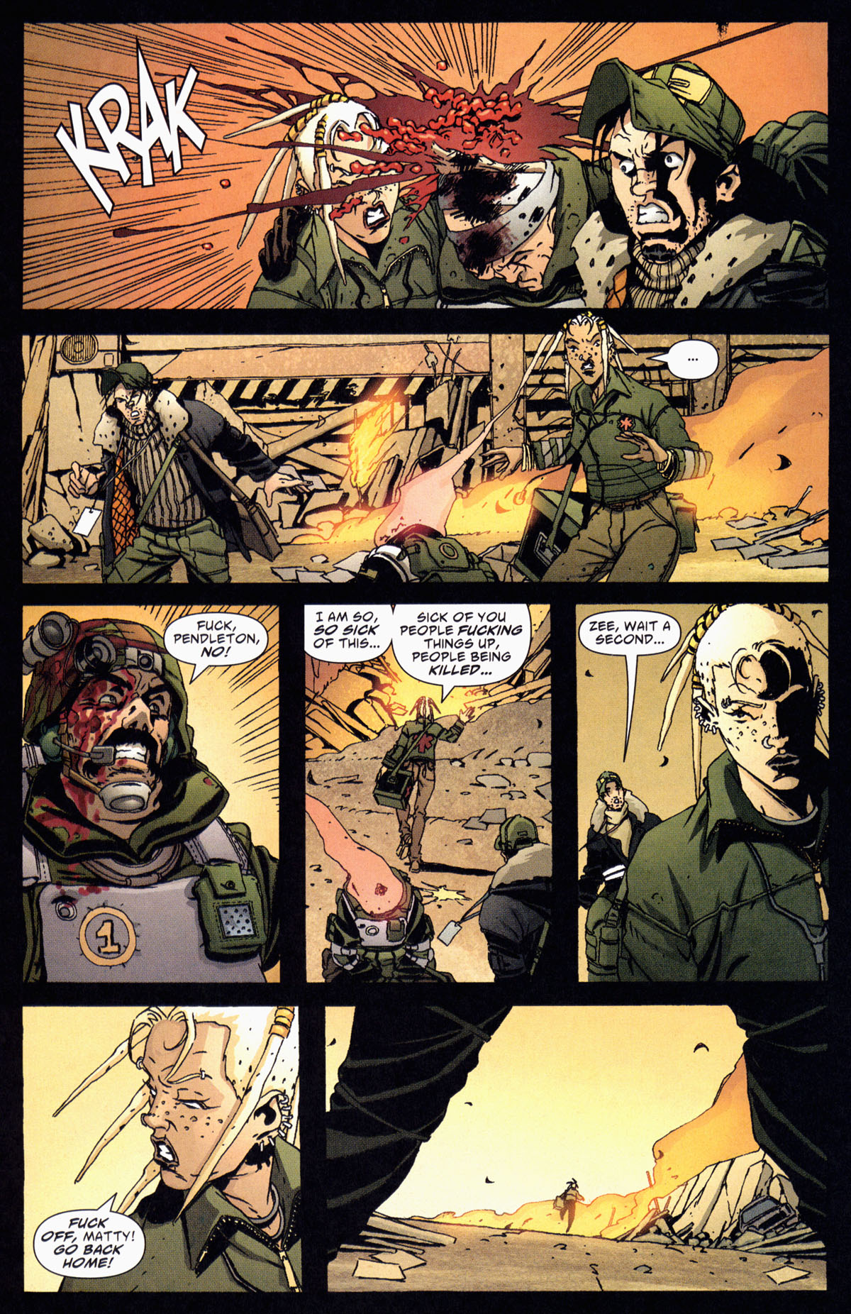 Read online DMZ (2006) comic -  Issue #3 - 15