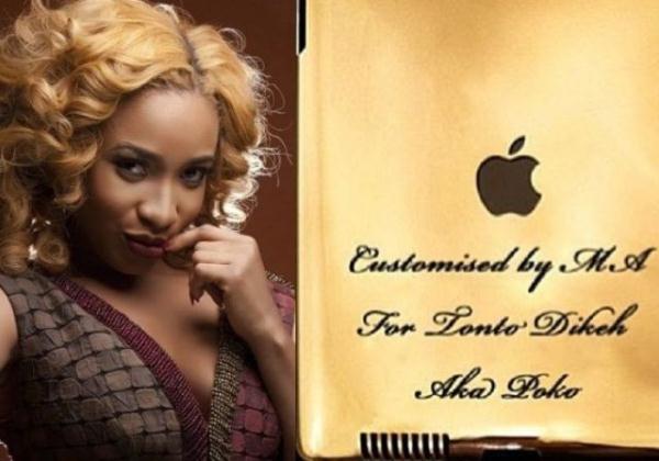 tonto dikeh buys ipad