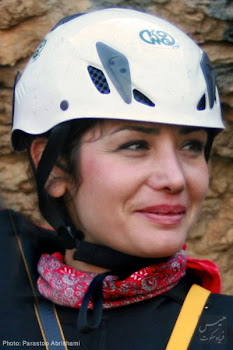 Leila Esfandiari, Iranian female mountain climber who lost her life yesterday coming back from peak