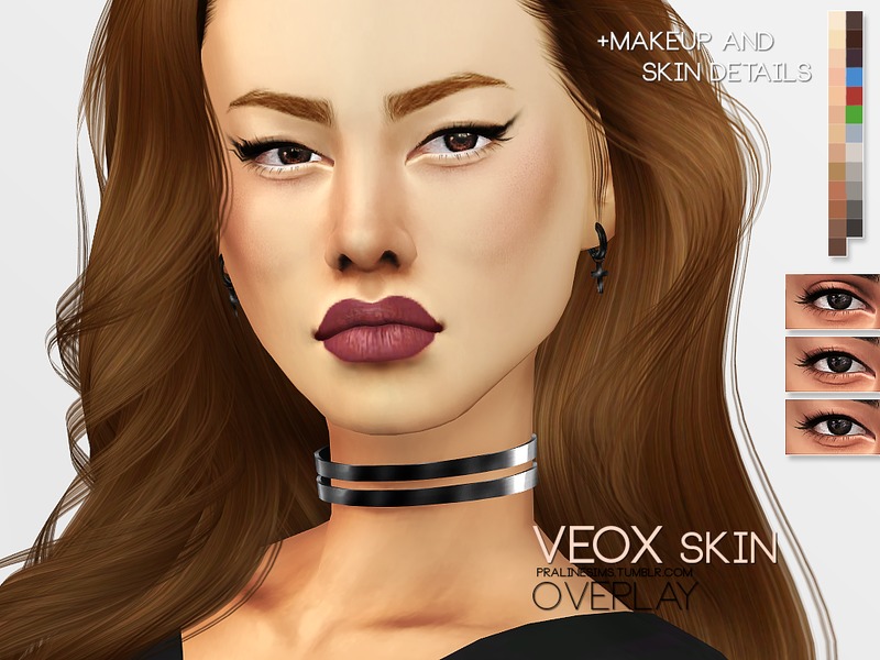 Sims 4 Ccs The Best Veox Skin Overlay By Pralinesims