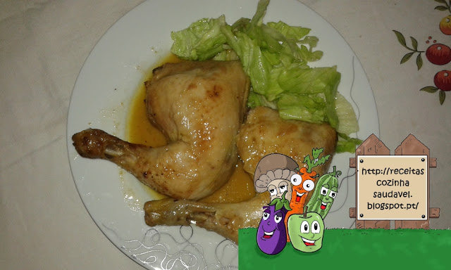 Pernas de Frango com Laranja