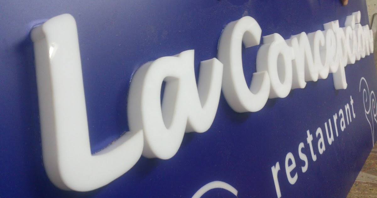 Fabrica de Letreros La Concepción Restaurant