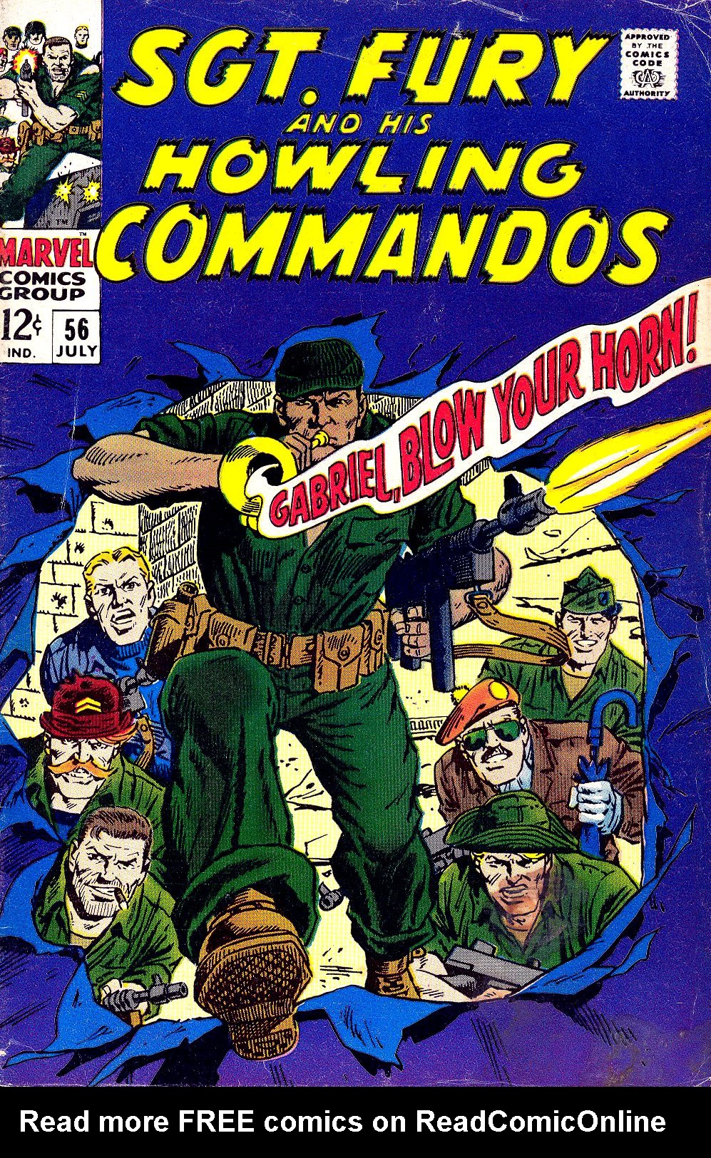 Read online Sgt. Fury comic -  Issue #56 - 1