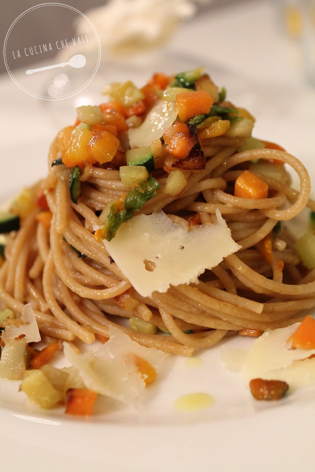 Spaghetti Integrali Con Verdurine Croccanti La Cucina Che Vale