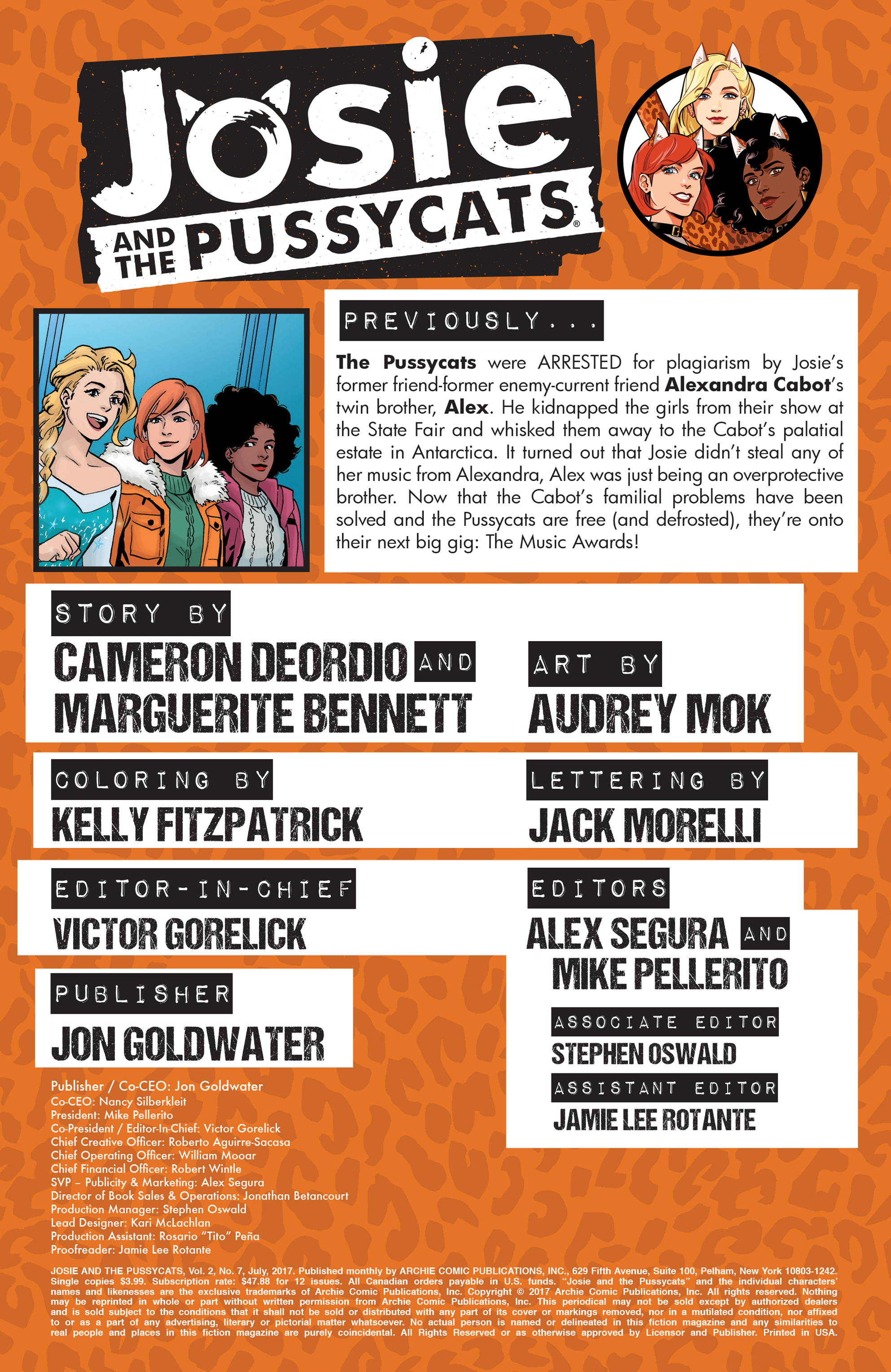 Read online Josie and the Pussycats comic -  Issue #7 - 2