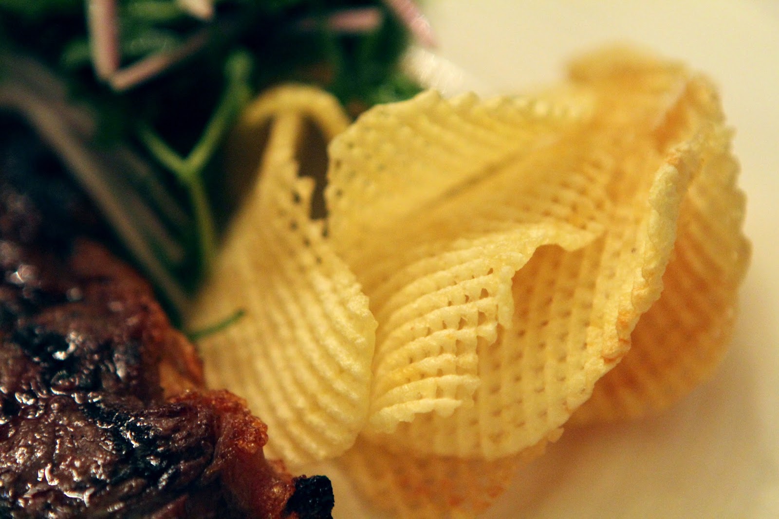 The Savoy grill steak and chips